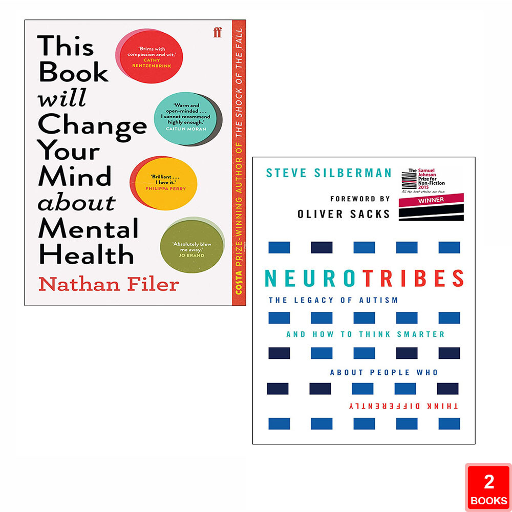 This Book Will Change Your Mind About Mental Health, NeuroTribes 2 Books Set NEW