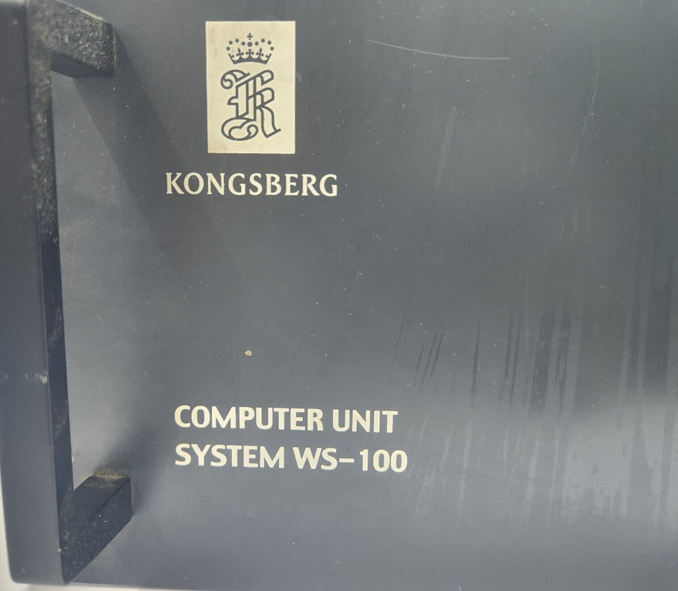 KONGSBERG {WS-100/COM04T} COMPUTER UNIT SYSTEM WS-100 | eBay UK