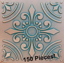 Ceiling Tiles Glue Up 20" x 20", Decorative Foam, HARMONY Copper Patina, 150 Pcs