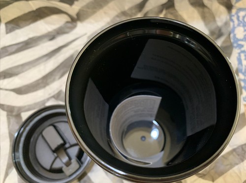 NEW KATE SPADE NEW YORK 16 OZ LE PAVILION THERMAL BLACK/WHITE DOTS MUG BPA FREE - Picture 10 of 13