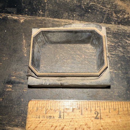 Print Block “ Border Frame, Brass & Lead “ Room For Type #2