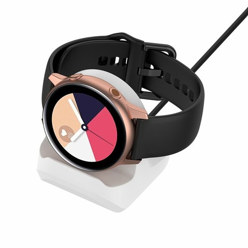 Silicone Charging Dock Stand Holder For Samsung Galaxy Watch Active 2 40mm/44mm - Photo 11 sur 13