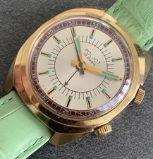 70er Jahre Poljot Armbanduhr mit Wecker SELTEN