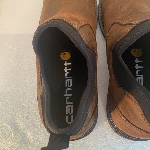 NEW Carhartt Oxford Romeo CMS4190 Men's 14 Wide Brown Waterproof Hard Toe Shoe - Picture 11 of 22
