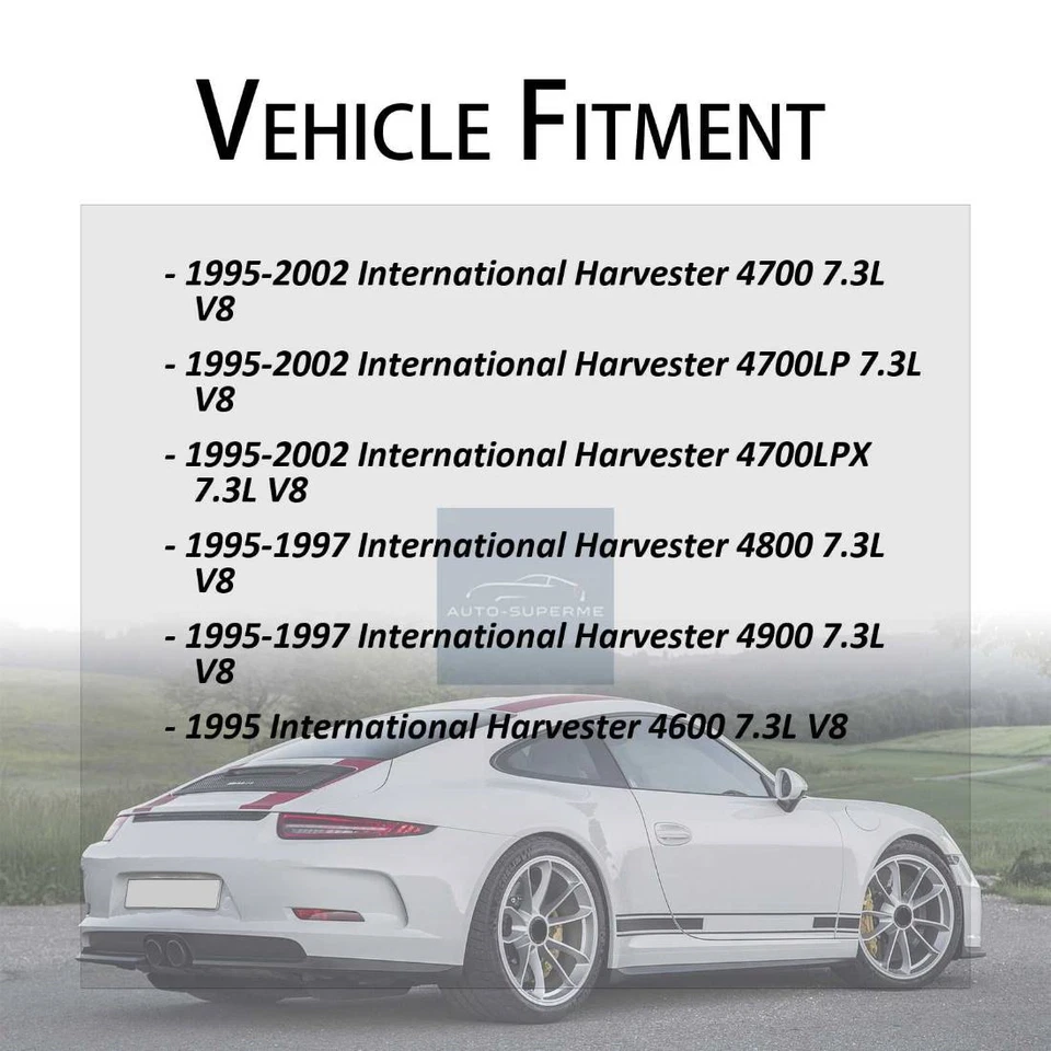 Manguera de refrigerante de radiador de motor a radiador para International Harvester 4600 1995 Foto 2 de 4