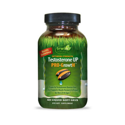 Irwin Naturals Optimum-Strength Testosterone Up Pro-Growth, 60 Softgels