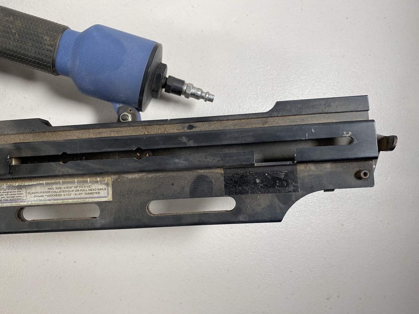 CENTRAL PNEUMATIC 6IN1 FRAMING NAILER (ITEM 98751) Contractor Series