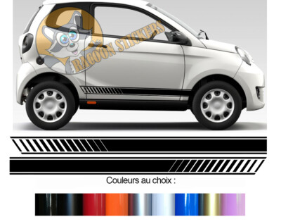 2 X BANDES BAS DE CAISSE - AIXAM CITY - Ref : BD573-20 main image 1