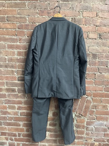 Tiger of Sweden Men’s Mod Suit, Sz 50, 32 X 32, Gray Wool/Mohair - Picture 4 of 20