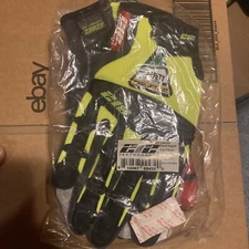 212 Performance Super Hi Vis Cut 5 Gloves, Red and Yellow IMPC5-88