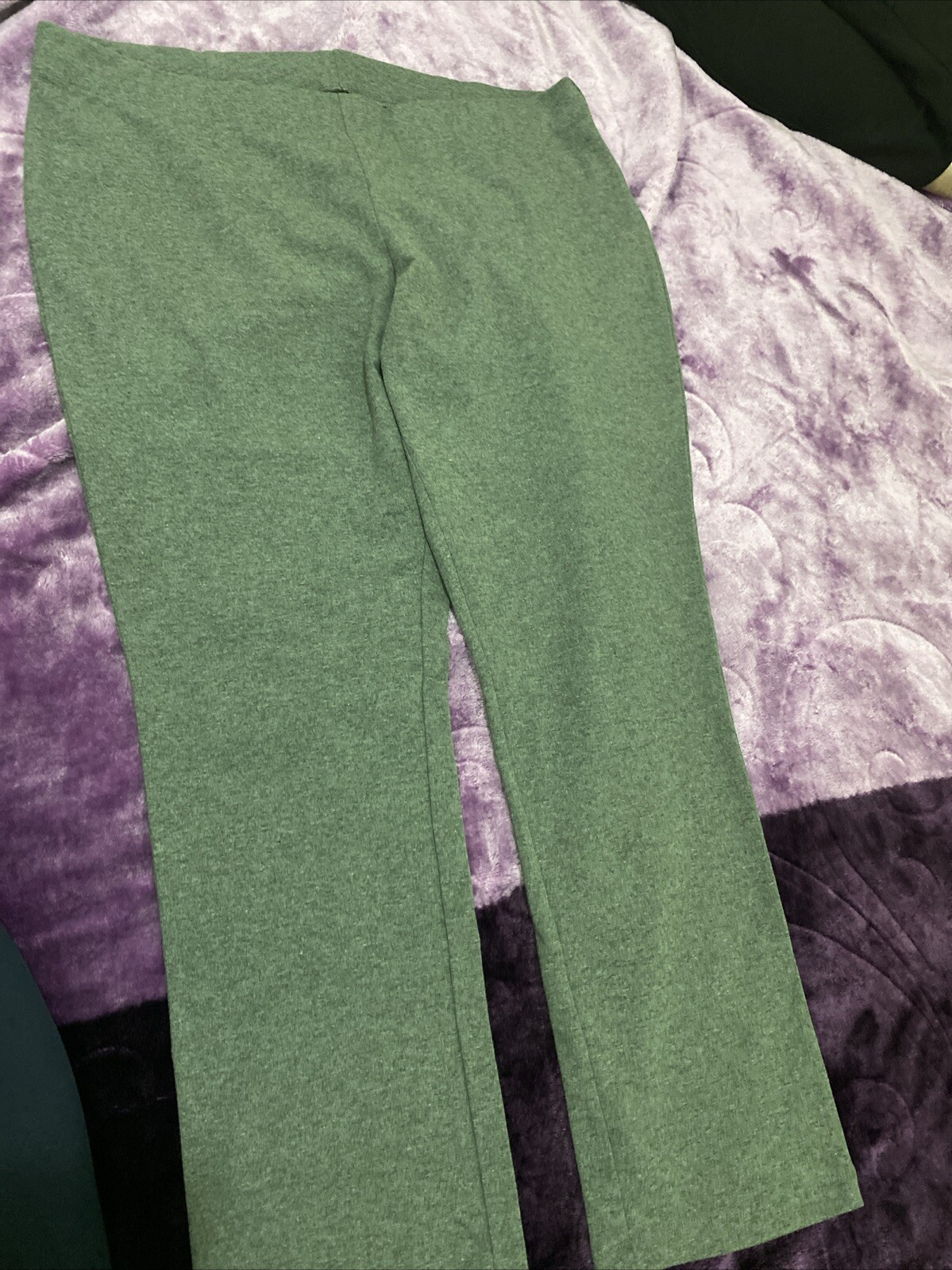 LANDS’END Women Pants Gray size L/P (14-16)made In Cambodian