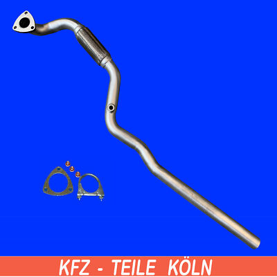 Opel Astra G / Astra H 1.6 Abgasrohr / Hosenrohr /Flexrohr mit Montagesatz