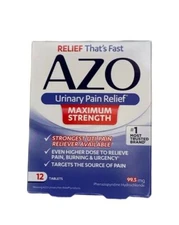 AZO Urinary Pain Relief Maximum Strength 12 CT