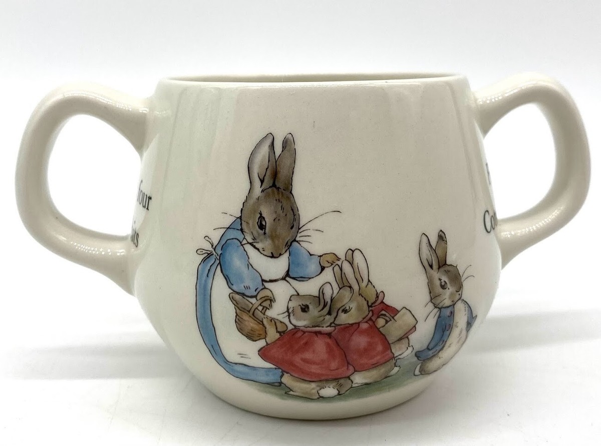 Beatrix Potter Peter Rabbit Wedgwood Sugar Bowl Etruria and