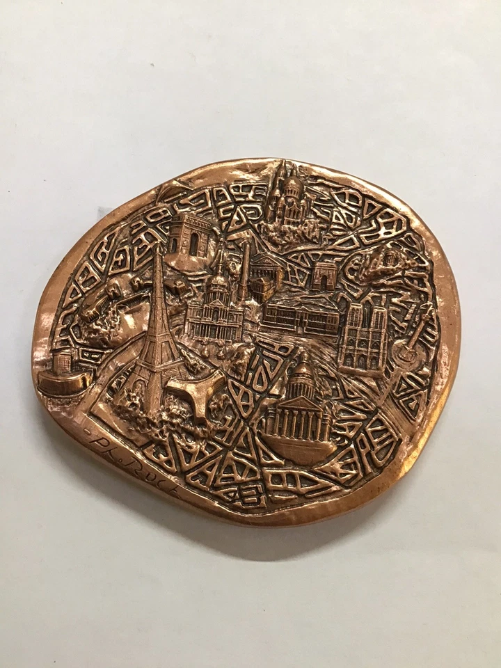 Médaille Les Monuments De Paris En Cuivre Monnaie De Paris , Jean-Philippe Roch - Photo 1/3