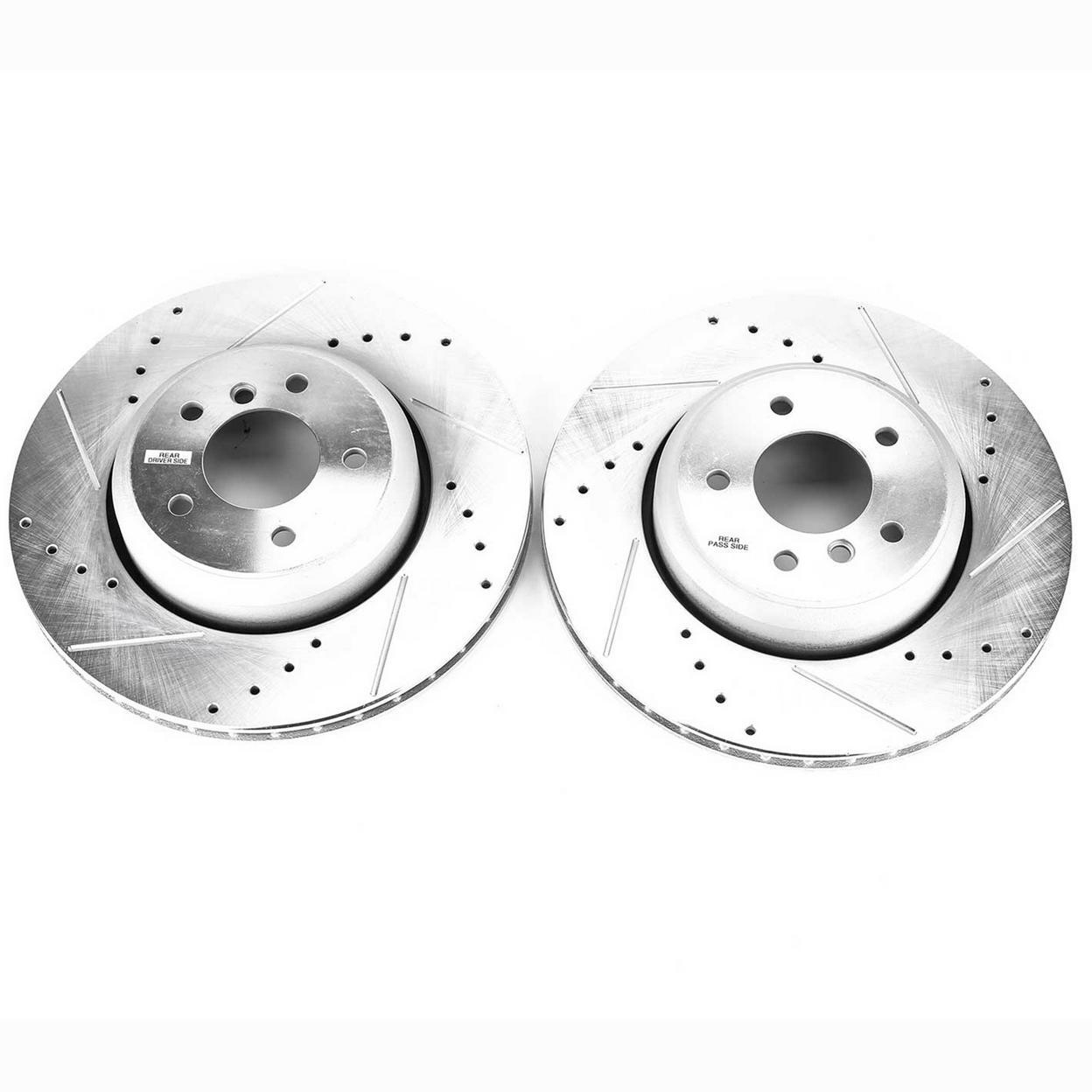 PowerStop Disc Brake Rotor Set Fits BMW 535i 20082010, BMW 545i 2004