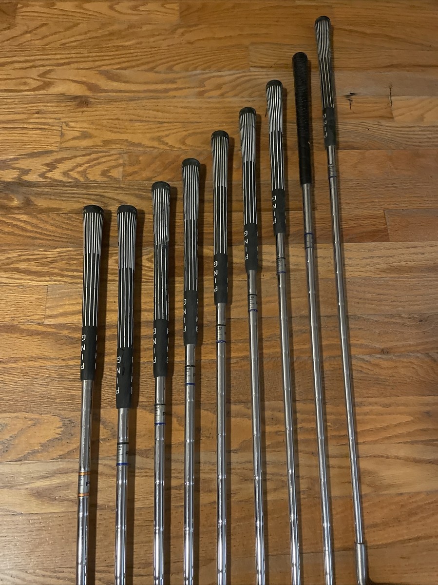 PING - shige Original Ping Cat Eye Black Dot Set of 9 Irons (1, 4-SW