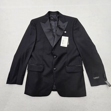 Ralph Lauren Mens 38R Classic-Fit UltraFlex Black Tuxedo Jacket Wool Blend