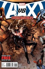 AvX: Consequences #1A - Captain Marvel joins The Avengers (Bagged & Boarded)