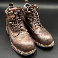 Red Wing 2212 Steel Toe Work Boots Size 9 D USA Made 6" Lace-Up Read Description