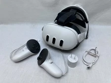 Oculus Meta Quest 3 512GB White w/Controllers & AMVR Pro Facepad