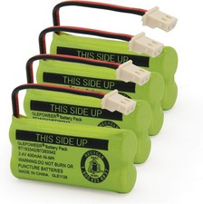 DM221 BT183342/BT283342 2.4V 400mAh 4 Count Pack of 1 , 4 PACK BT183342