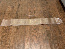40th Birthday Sash And Tiara For Women- Rose Gold
