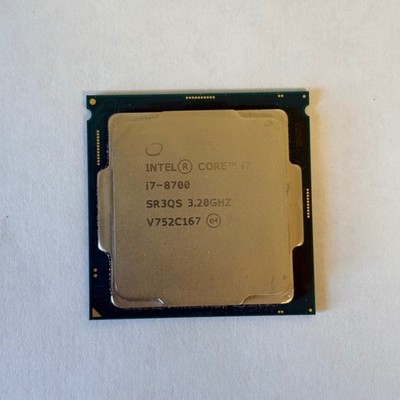 Intel CPU i7-8700 SR3QS 3.20GHz 8th Gen LGA 1151 Processor Used