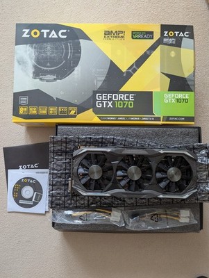 ZOTAC GeForce GTX 1070 AMP Extreme Core 8GB GDDR5 Grafikkarte