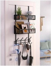 Over The Door Hooks Organizer Storage - Over The Door Hanger for Coat Rack, S...