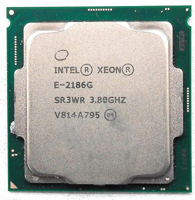 INTEL XEON E-2186G SR3WR 3.80GHz 9th GEN 6 CORE/ 12 THREAD PROCESSOR