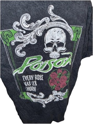NWT ~  Every Rose Has Its Thorns   Poison Band Short Sleeve Graphic T-Shirt