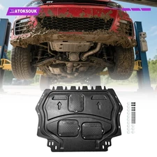 Engine Splash Shield For VW Golf R  2012-2014 Heavy Skid Plate W/Service Hole