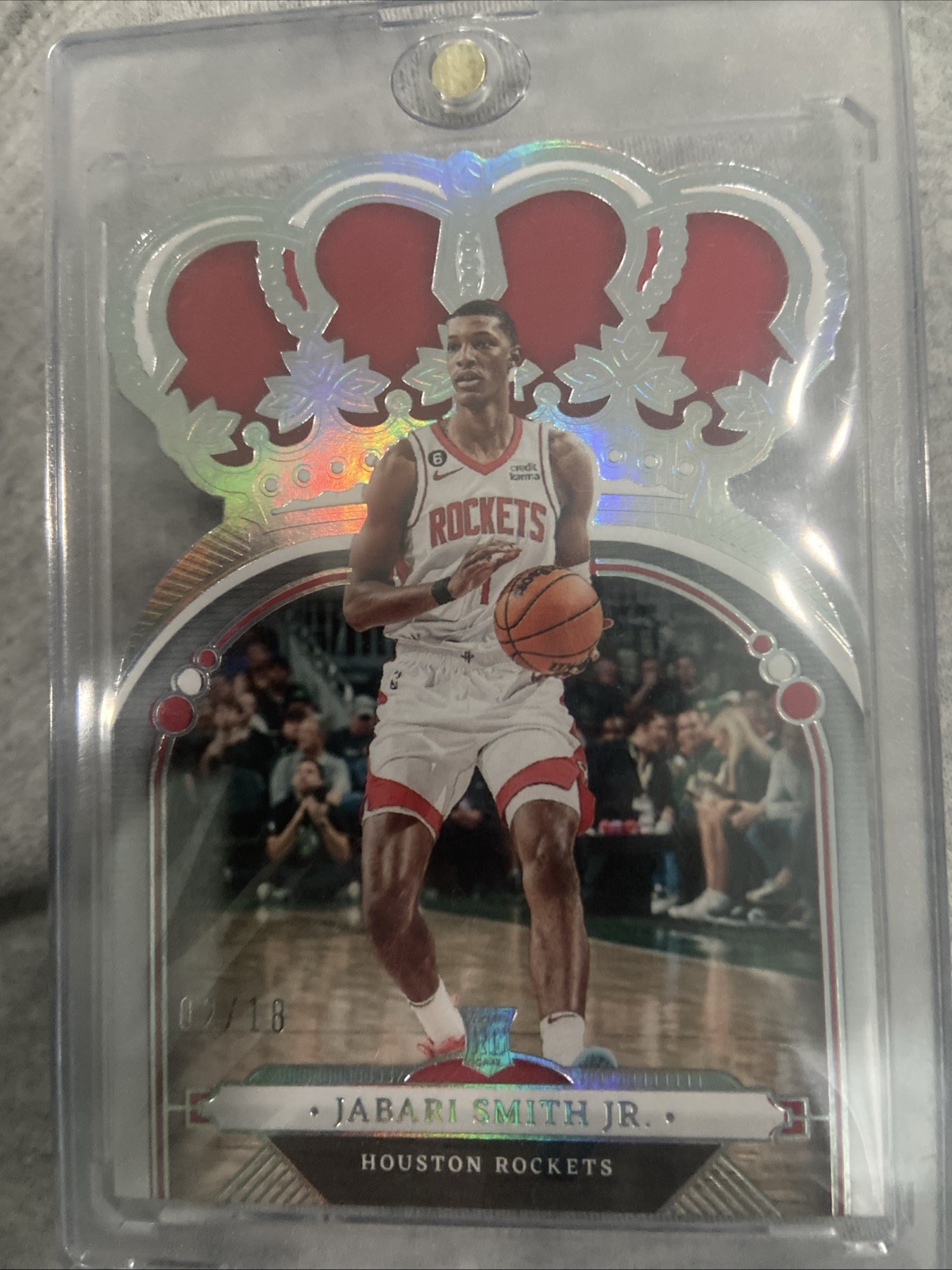 2022-23 Panini Crown Royale - Jabari Smith Jr. #6 Asia Silver /18 (RC)