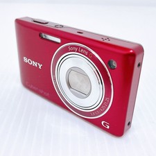 Sony Cyber Shot DSC-W380 Red Digital Camera 14.1MP 5x Zoom HD Video Japanese