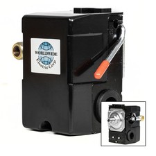Single Port 95-125 PSI Air Compressor Pressure Switch Control 1/4" Male NPT