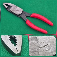 Snap-on Tools USA HL138ACP RED 8" Comfort Grip High-Leverage Combination Pliers