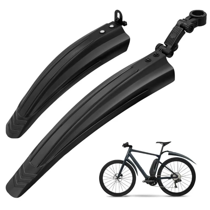 Set 2 Pezzi Parafanghi Mountain Bike MTB Bicicletta Parafango Pneumatici Anteriore Posteriore