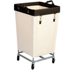 STO STO Laundry Hamper with Wheels, 160L Rolling Laundry Sorter Cart with Hea...