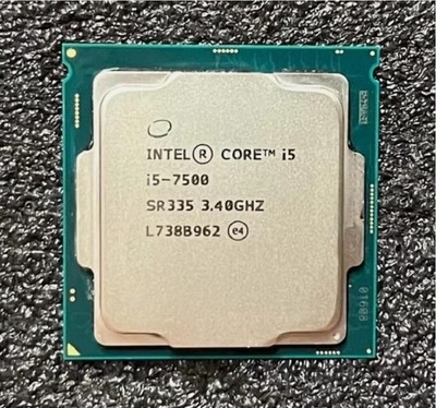 Intel Core i5-7500 LGA 1151 CPU Processor 3.40GHz Quad Core SR335 65W 7Th Gen
