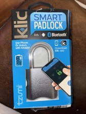 Keyless Padlock Bluetooth Enabled Micro USB read Description  