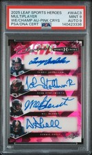 2025 DONNIE SHELL/JOHN STALLWORTH/MEL BLOUNT/TERRY BRADSHAW 5/5 PSA 9 AUTO 9