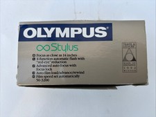 NOS Olympus Infinity Stylus AF 35 mm Lens Point  Shoot Ultra Compact Camera Box