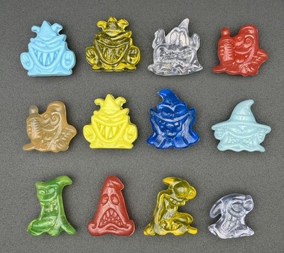 Lot 12 GoGo s Crazy Bones Ghost Series 2004 Brazil Assorted Figures