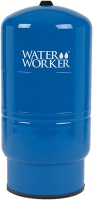 #ad 30 Gallon Vertical Pressure Well Tank 26 Gallon Capacity Blue $297.55