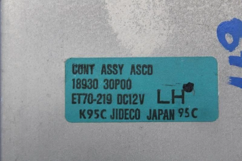 1990 NISSAN 300ZX CRUISE CONTROL MODULE MANUAL M/T 1893030P00 - Image 4 of 4