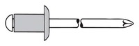 Gesipa Blindnieten Aluminium Standard Flachrundkopf 3 X 20 Mm - 250 StüCk