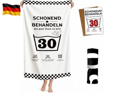 Lustige Geschenk 30 Geburtstag Männer Frauen - 160 x 80 cm Mikrofaser 
