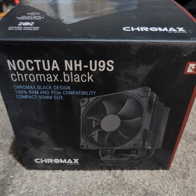 Noctua NH-U12S chromax.black 120mm Single-tower CPU Black Cooler /w Extra Fan