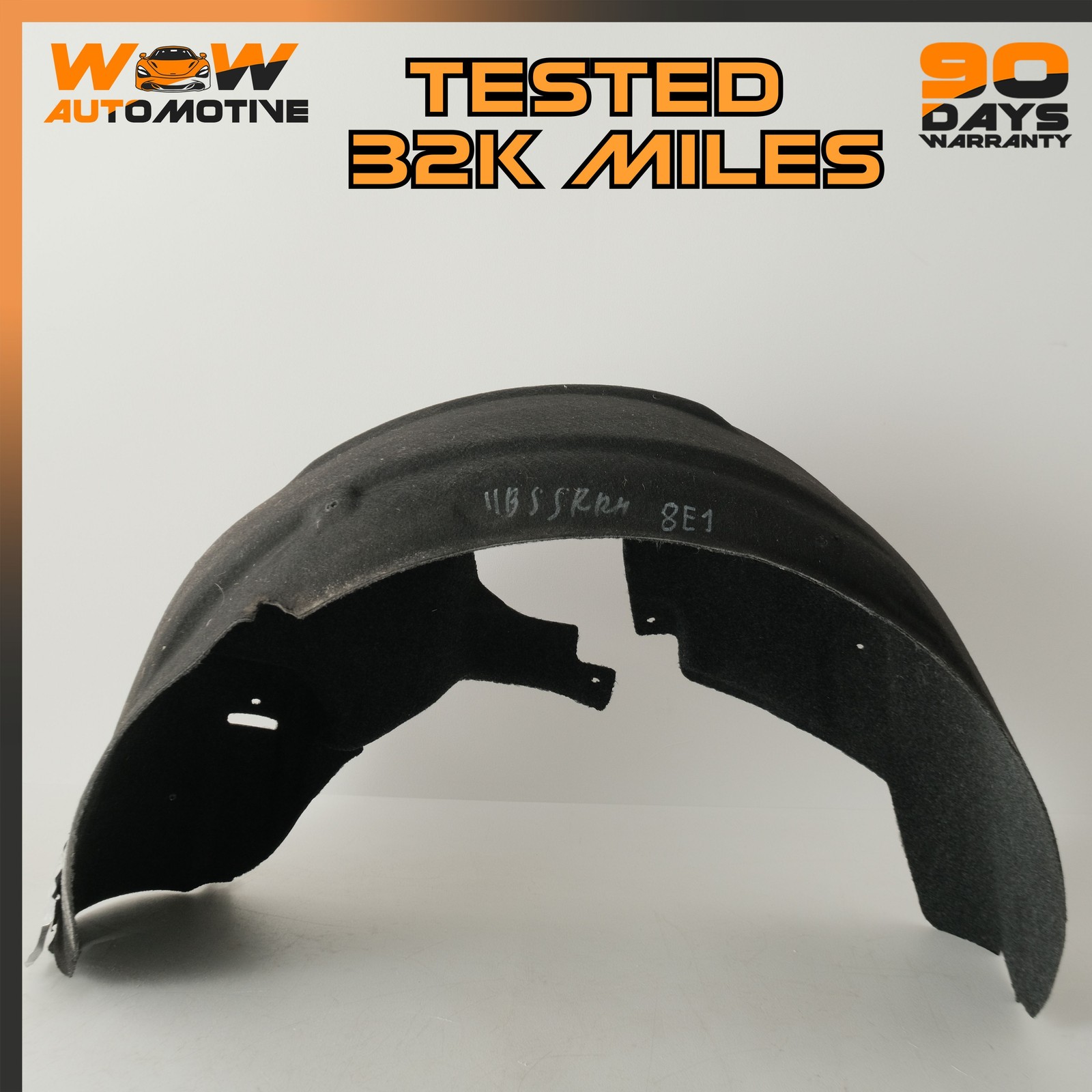 10-13 BENTLEY CONTINENTAL SUPERSPORTS REAR RIGHT FENDER LINER SPLASH SHIELD OEM